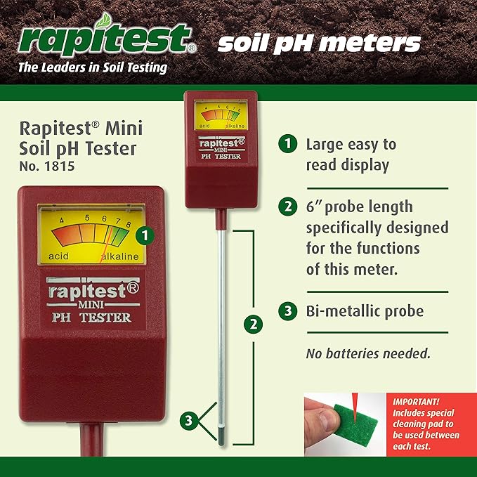 Luster Leaf Rapitest Soil pH Tester