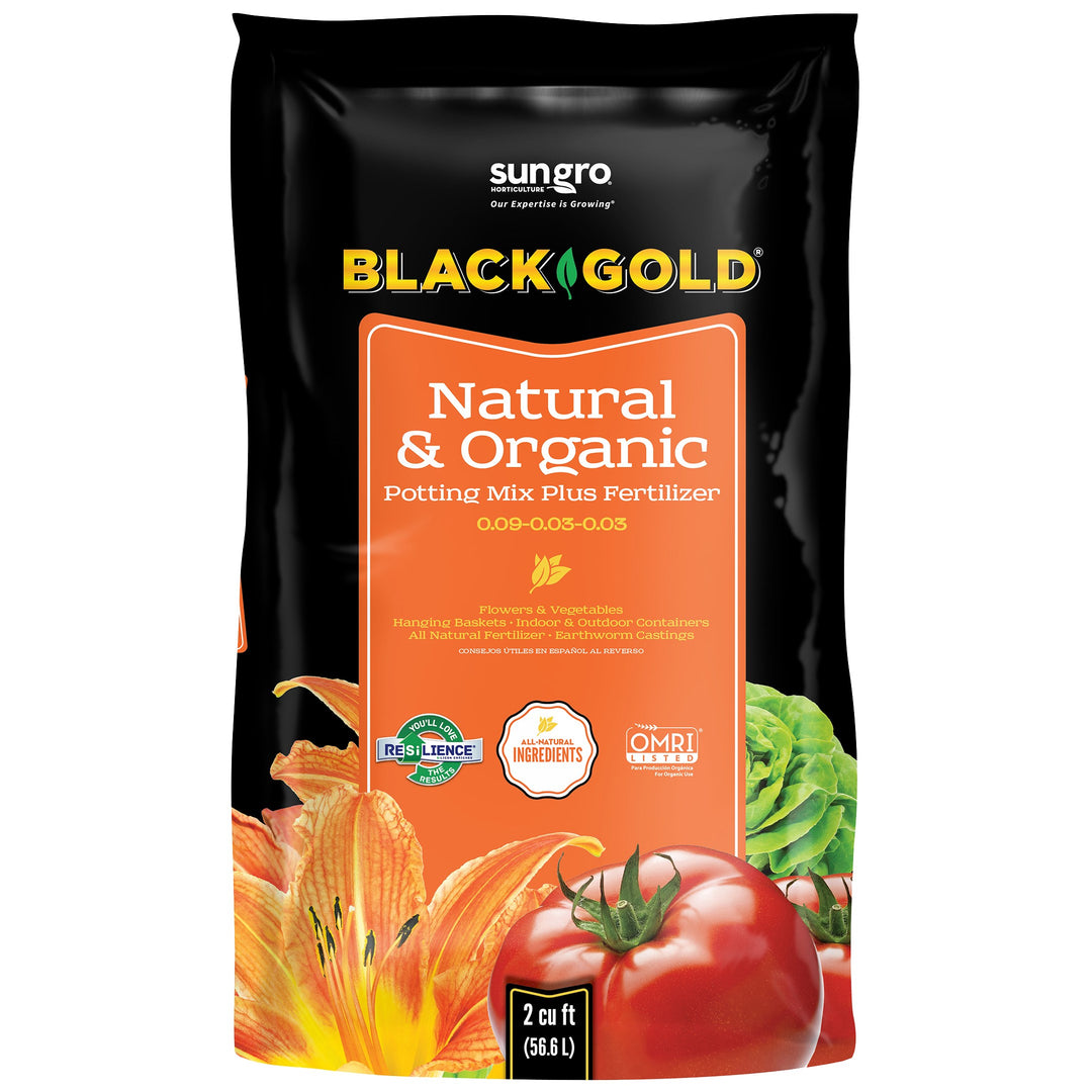 Black Gold® Natural & Organic Potting Soil Mix 2 Cubic Foot Bag