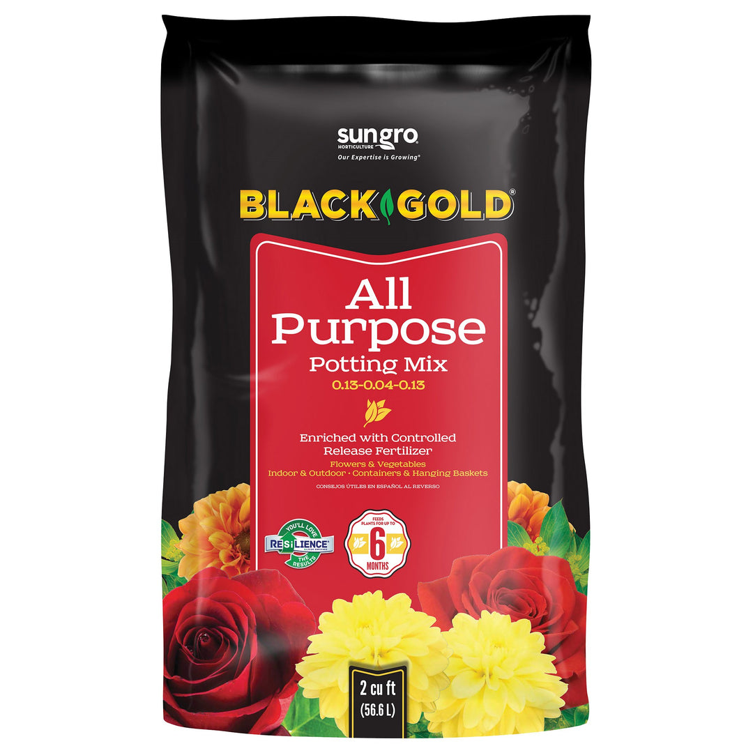 Black Gold All Purpose Potting Soil 2 Cubic Foot Bag