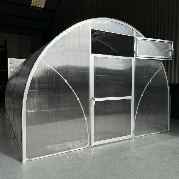 Sigma Urban DIY Greenhouse Kit 10 x 13 ft. with 6mm Double-Wall Polycarbonate Panels and Galvanized Steel Frame