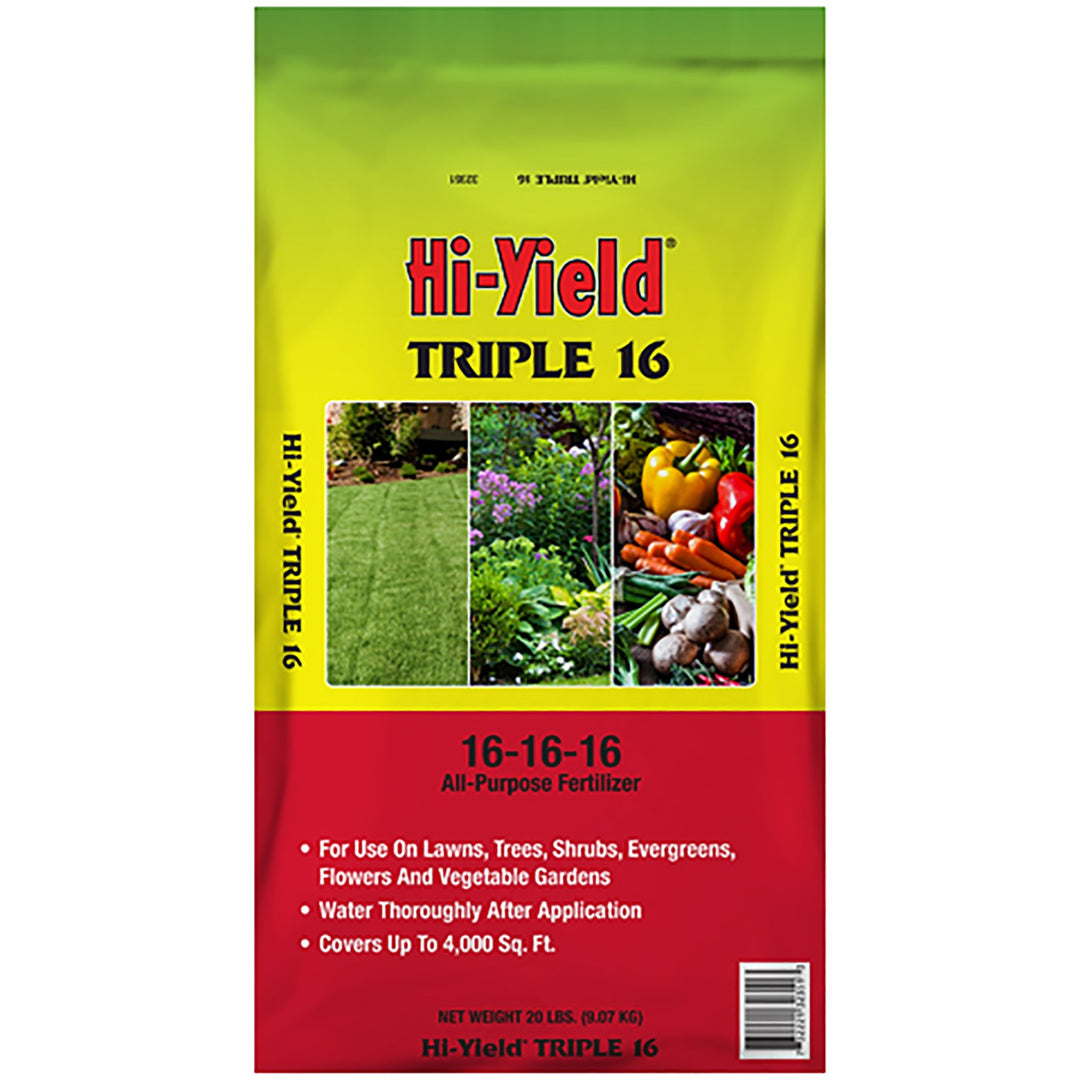 Hi-Yield Triple 16 all-purpose fertilizer 20 lb. granules