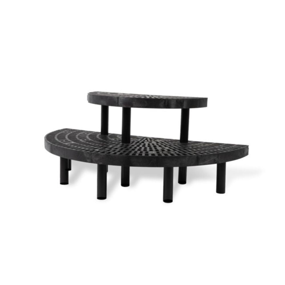 Benchmaster™ 2-Tiered Round End Cap - Greenhouse Megastore