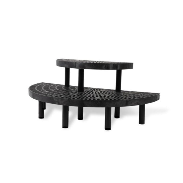 Benchmaster™ 2-Tiered Round End Cap - Greenhouse Megastore