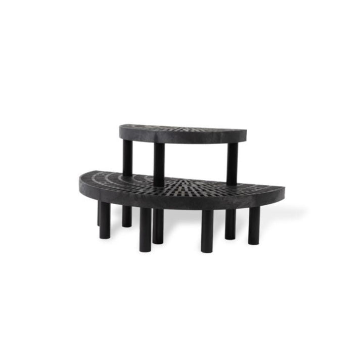 Benchmaster™ 2-Tiered Round End Cap - Greenhouse Megastore