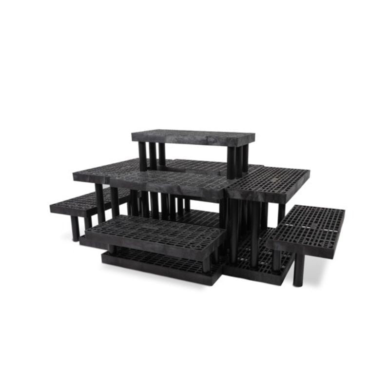 Benchmaster™ Pyramid Island Display - Greenhouse Megastore