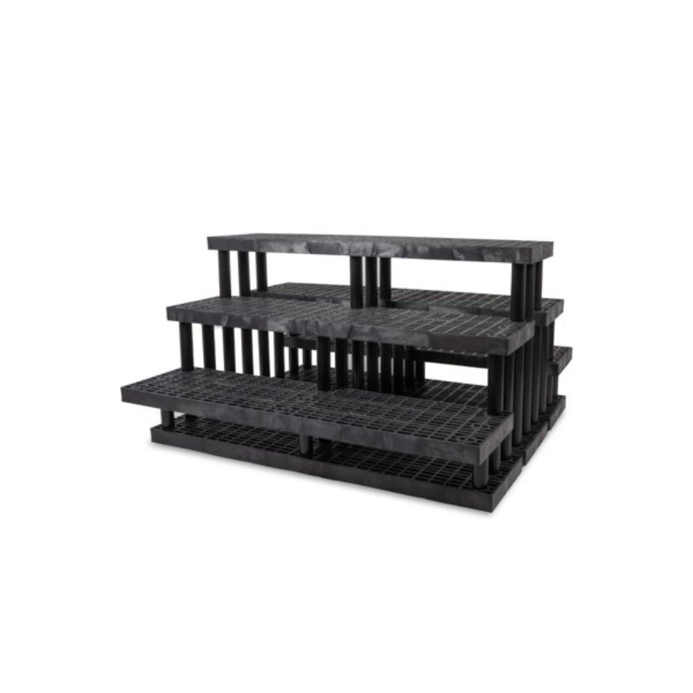 Benchmaster™ Tri-Level Pyramid Display - Greenhouse Megastore