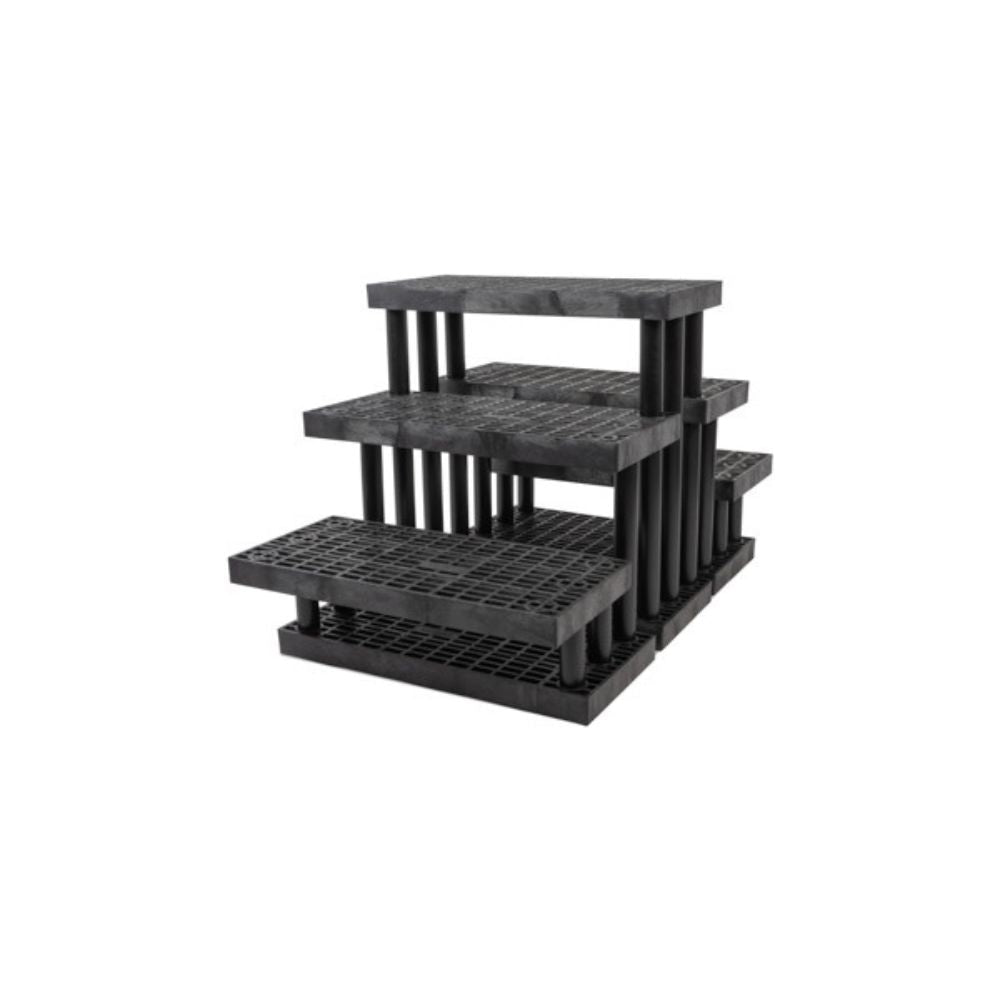 Benchmaster™ Tri-Level Pyramid Display - Greenhouse Megastore