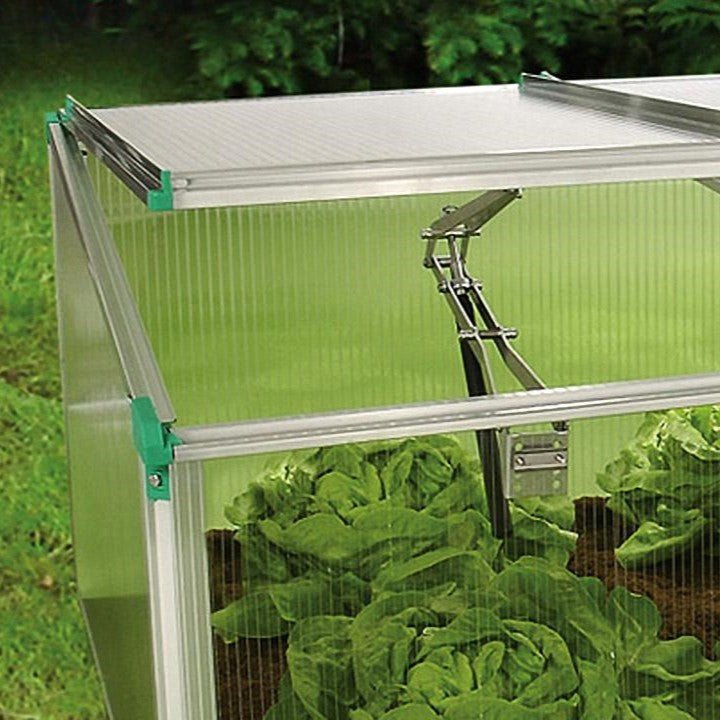 BioStar Premium Cold Frame Kit 5 x 3 ft. with 8mm Twin - Wall Polycarbonate Panels - Greenhouse Megastore