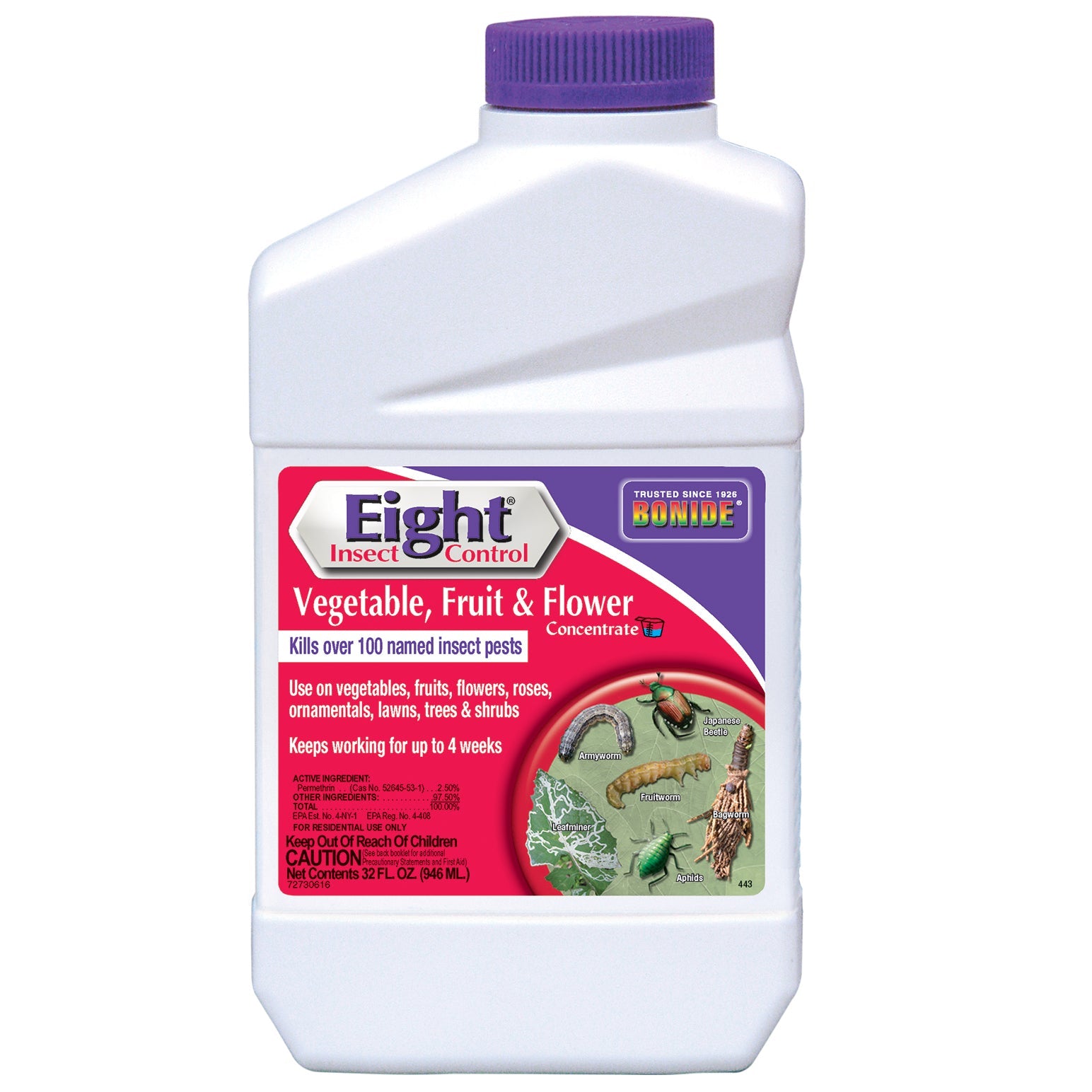 Bonide Eight Vegetable Fruit Flower Insect Control - Greenhouse