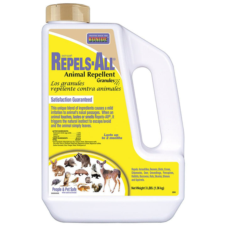 Bonide Repels - All Animal Repellant Granules - Greenhouse Megastore
