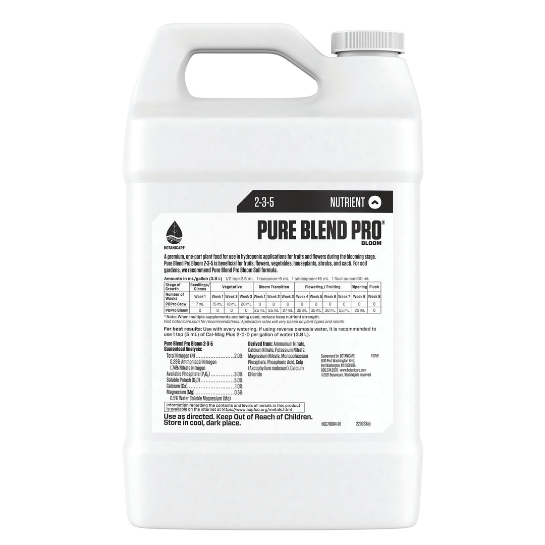 Botanicare® Pure Blend® Pro Bloom Formula 2 - 3 - 5 - Greenhouse Megastore