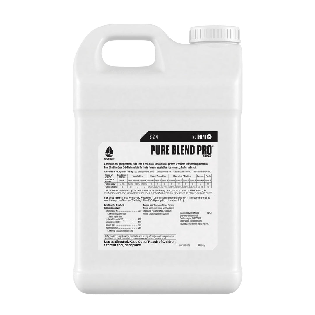 Botanicare® Pure Blend® Pro Grow Formula 3 - 2 - 4 - Greenhouse Megastore