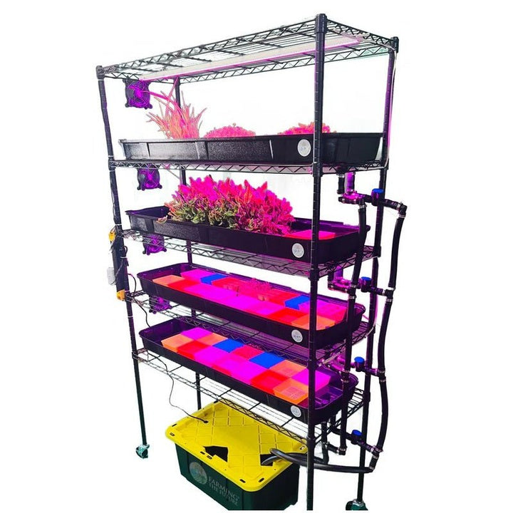 Classroom Hydroponics System - STEM Grow Rack - Greenhouse Megastore