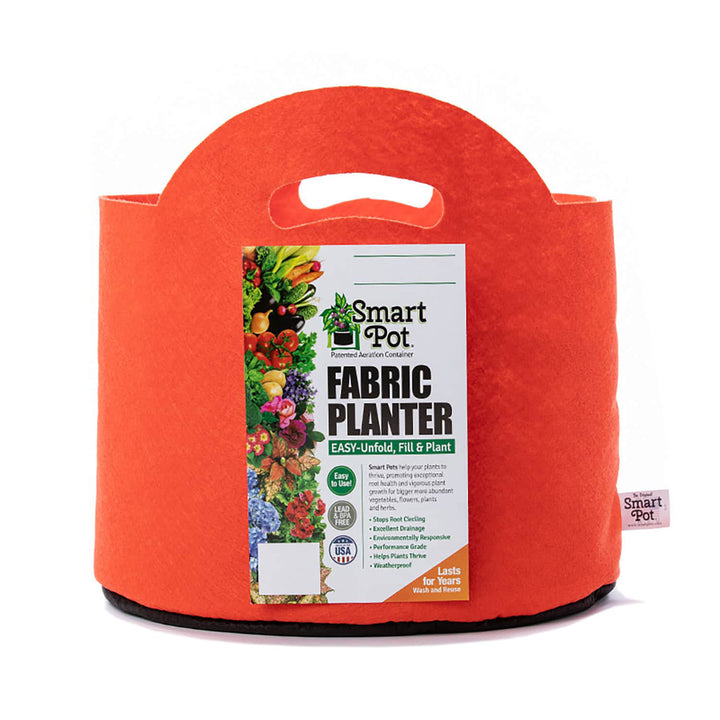 Smart Pot® Mandarin Orange Fabric Planters