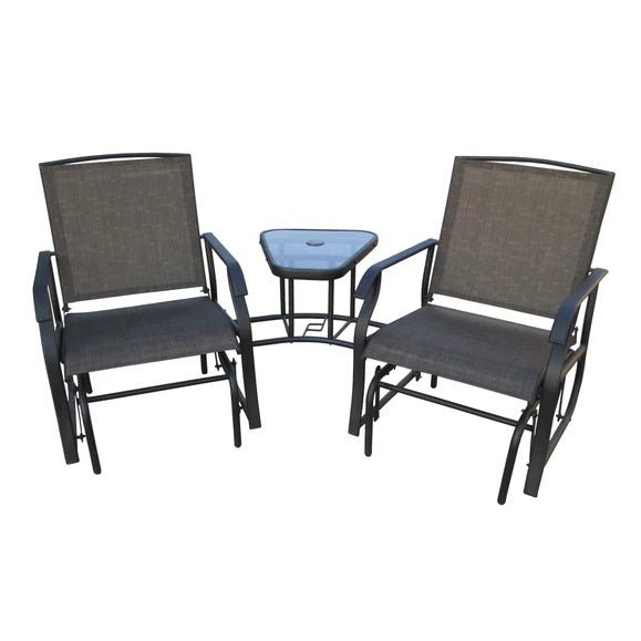 DDI® Backyard Expressions Tete - a - Tete Wicker Glider - Greenhouse Megastore