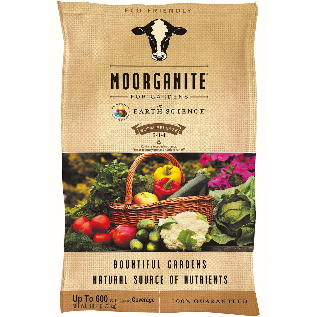 Earth Science® 6 lb. Pouch Moorganite All Purpose Fertilizer - Greenhouse Megastore