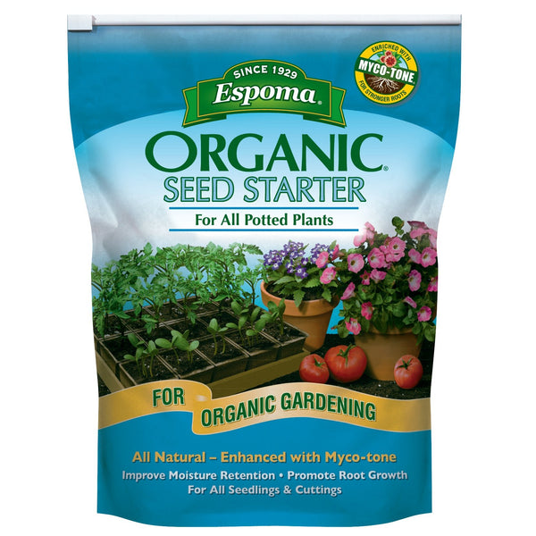 organic compost for indoor plants Organic Seed Starter Mix Espoma 8 qt