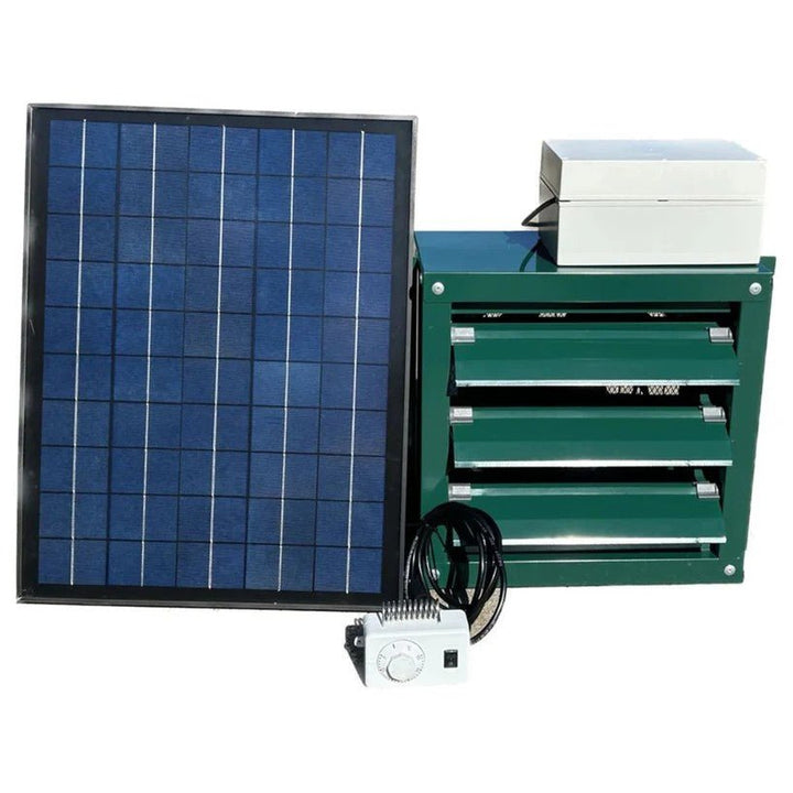 Exaco Solar Powered Exhaust Fan System - Greenhouse Megastore