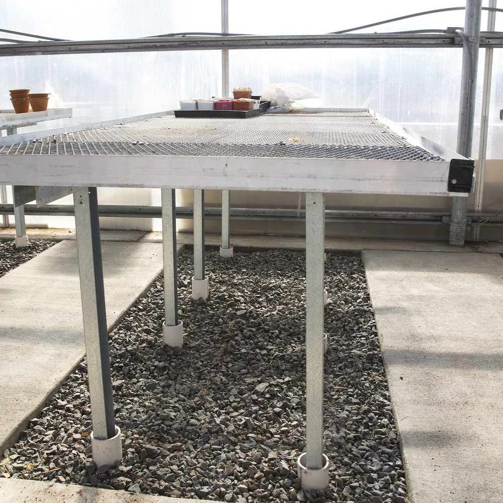 Fixed Steel Greenhouse Bench - Greenhouse Megastore