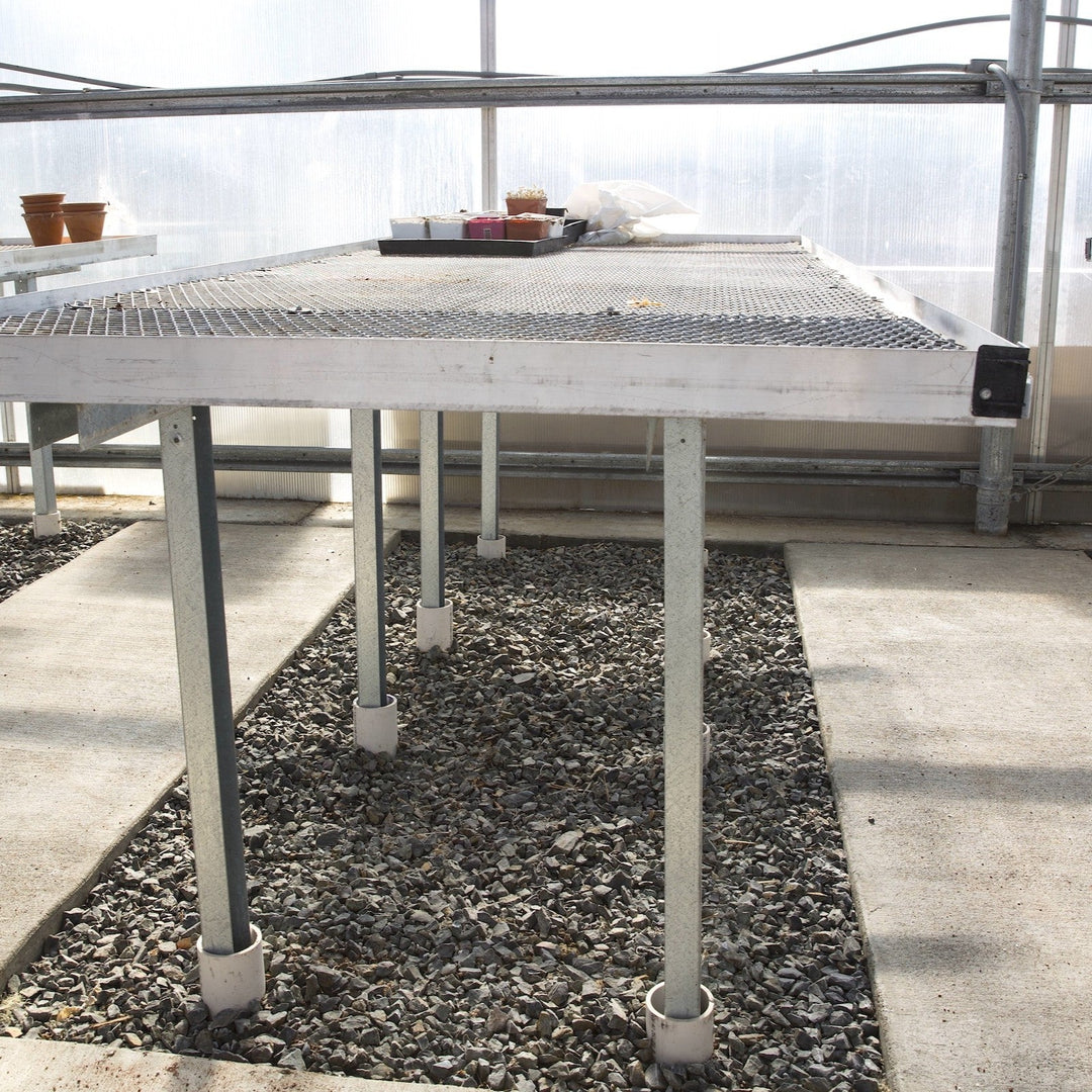 Fixed Steel Greenhouse Bench - Greenhouse Megastore