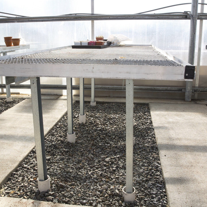 Fixed Steel Greenhouse Bench - Greenhouse Megastore