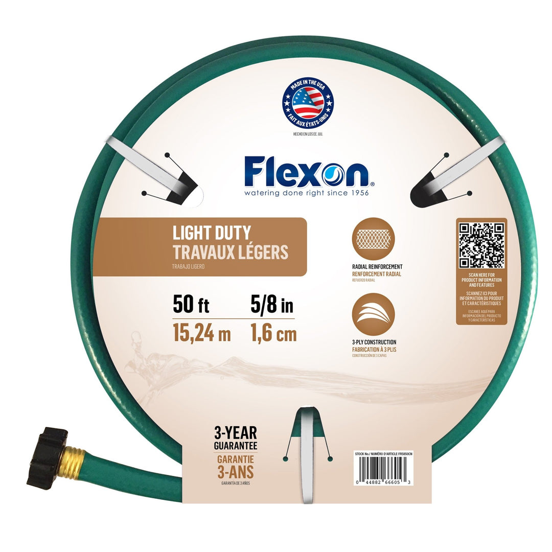 Flexon® Light Duty Reinforced Garden Hose - Greenhouse Megastore
