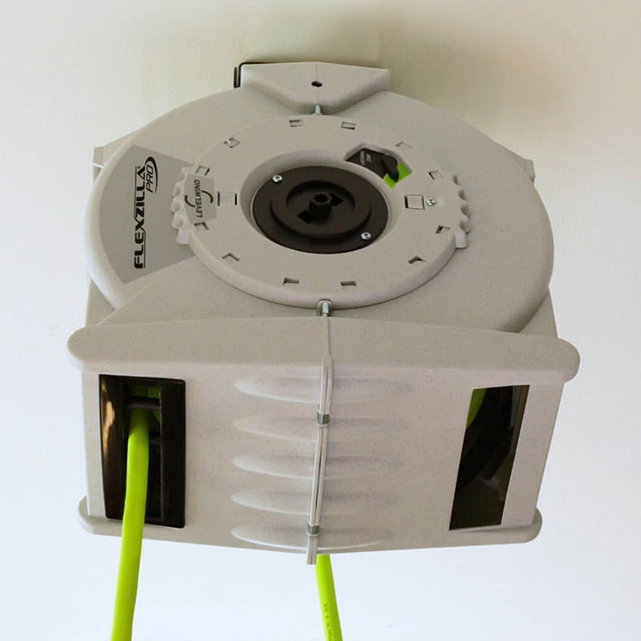 Flexzilla® Pro Retractable Water Hose Reel with Levelwind™ Technology - Greenhouse Megastore