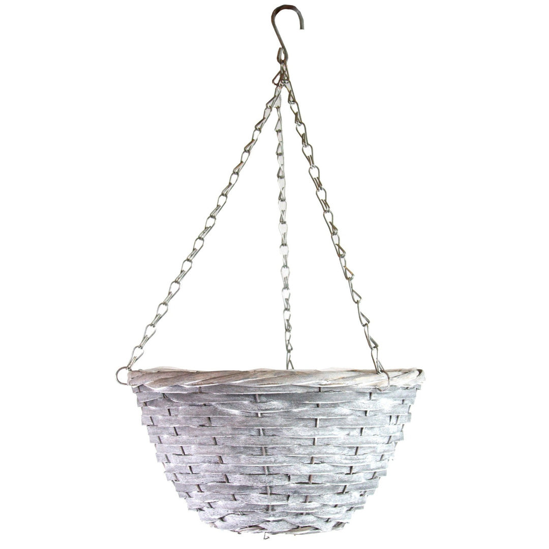 Gardener Select® 12 in. Natural Wood Hanging Baskets - Greenhouse Megastore