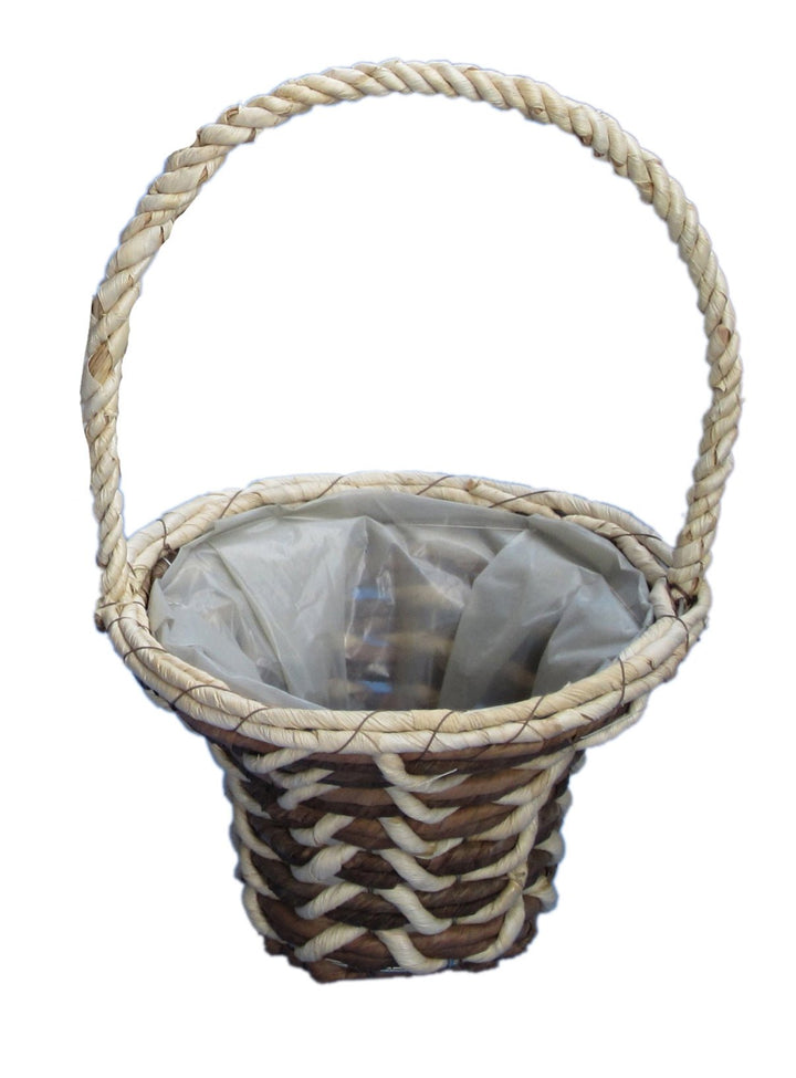 Gardener Select® Leaf Rope Rattan Basket Set - Greenhouse Megastore