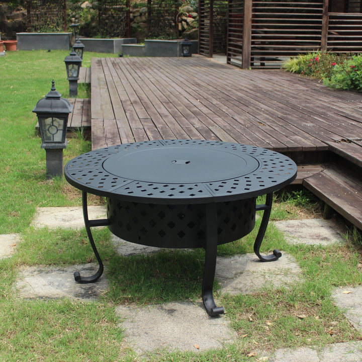 Gardener Select® Round Fire Pit Table - Greenhouse Megastore