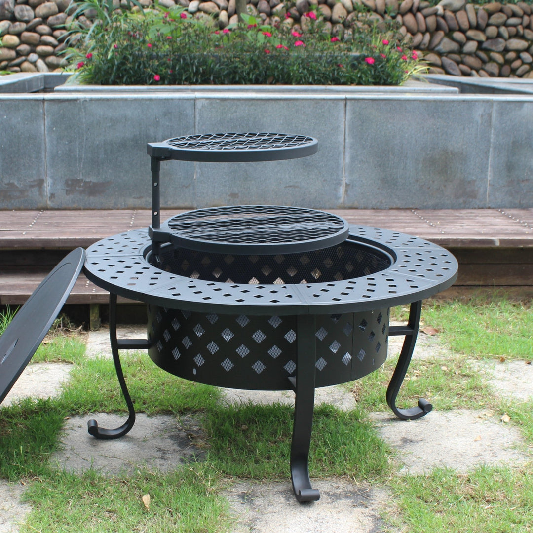 Gardener Select® Round Fire Pit Table - Greenhouse Megastore