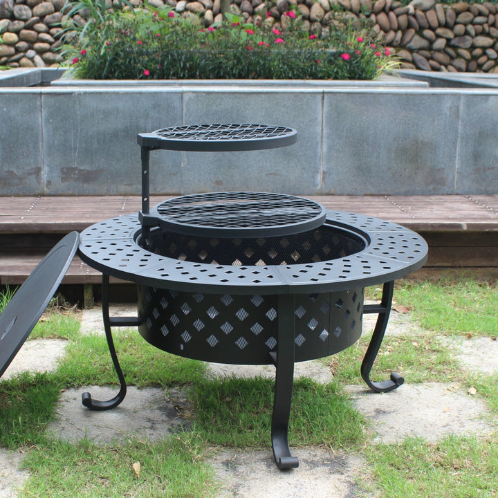Gardener Select® Round Fire Pit Table - Greenhouse Megastore