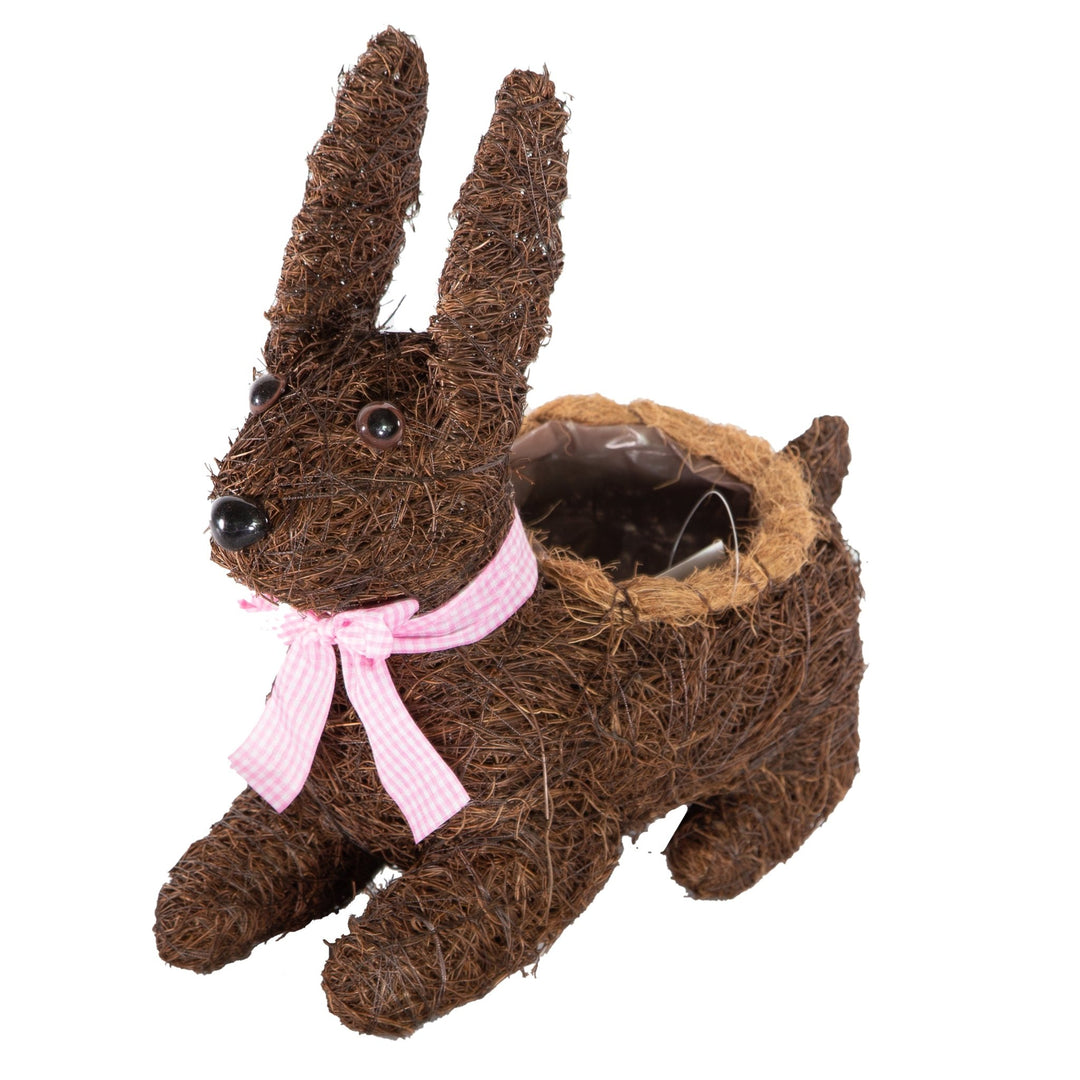 Gardener Select® Straw Rabbit Topiary - Greenhouse Megastore