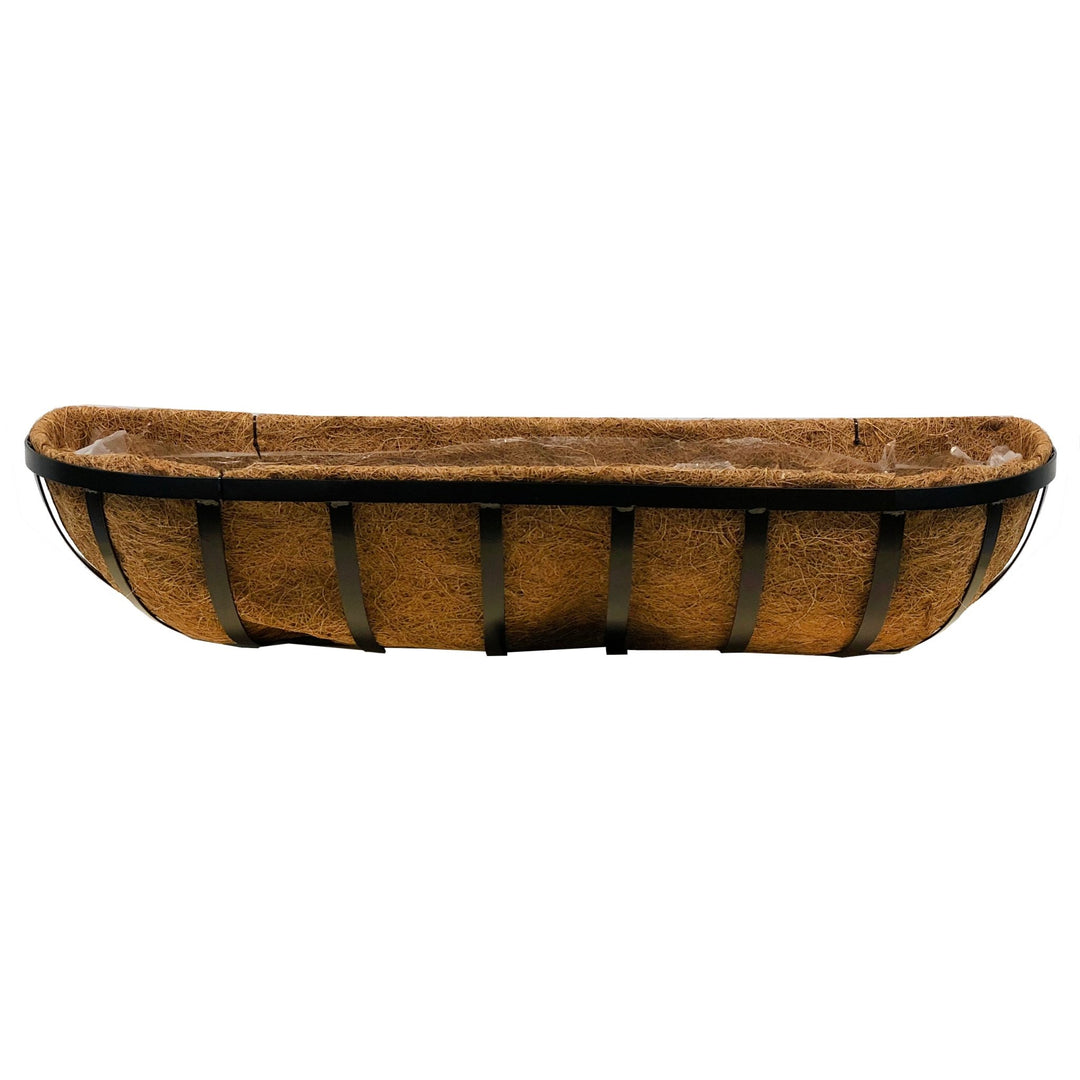 window box planters metal Gardener Select® Trough Window Box Planter – Greenhouse Megastore
