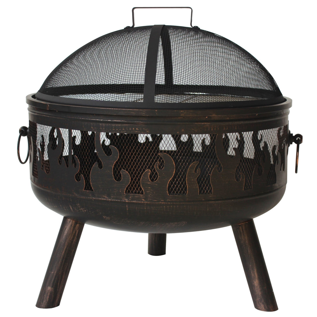 Gardener Select® Wildfire Flames Deep Bowl Fire Pit - Greenhouse Megastore