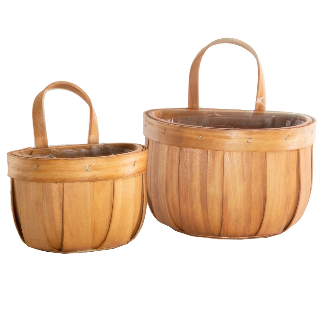 Gardener Select® Wood Wall Baskets - Greenhouse Megastore