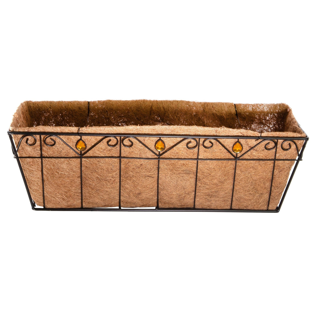 Gardener Select® Yellow Jewel Collection 24 in. Window Planter - Greenhouse Megastore