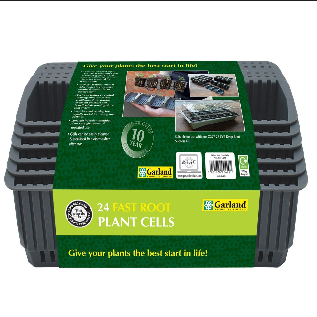 Garland 24 Fast Root Plant Cells - Greenhouse Megastore