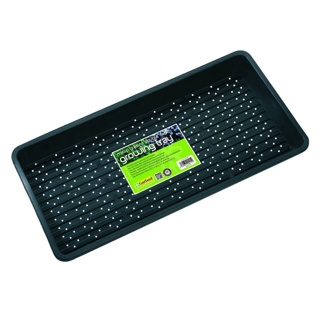 Garland Micro Greens Double Depth Growing Tray with Holes - Greenhouse Megastore