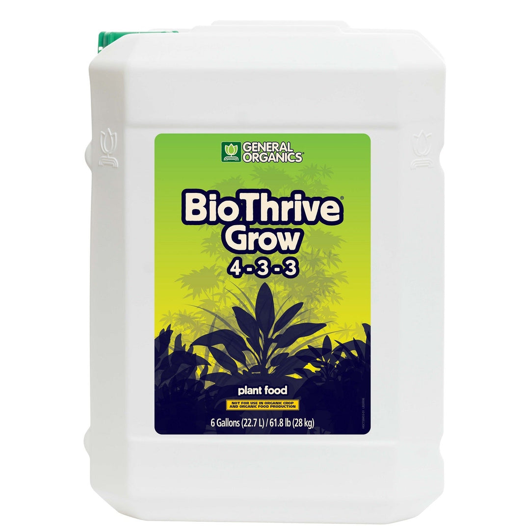 General Organics® BioThrive® Grow 4 - 3 - 3 - Greenhouse Megastore