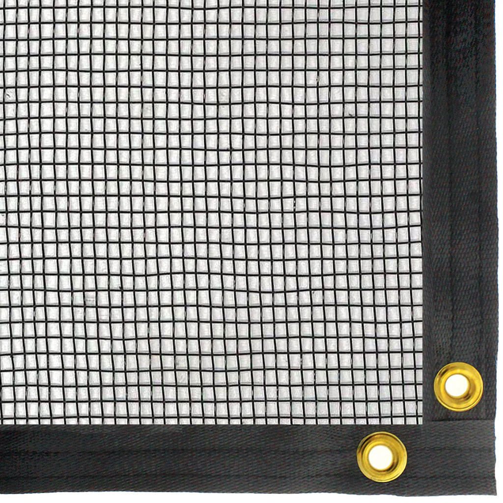 Green - Tek® 30% Black Woven Shade Cloth, Taped and Grommeted Panel - Greenhouse Megastore