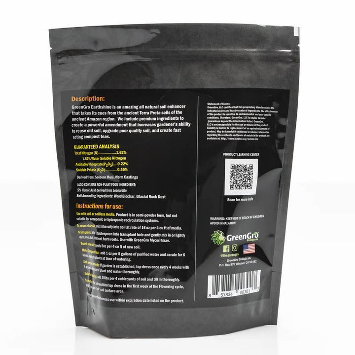GreenGro™ Biologicals Earthshine Biochar Blend - Greenhouse Megastore