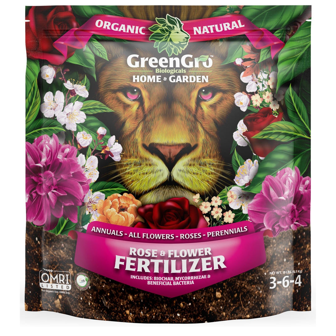 GreenGro™ Home & Garden Rose & Flower Fertilizer - Greenhouse Megastore