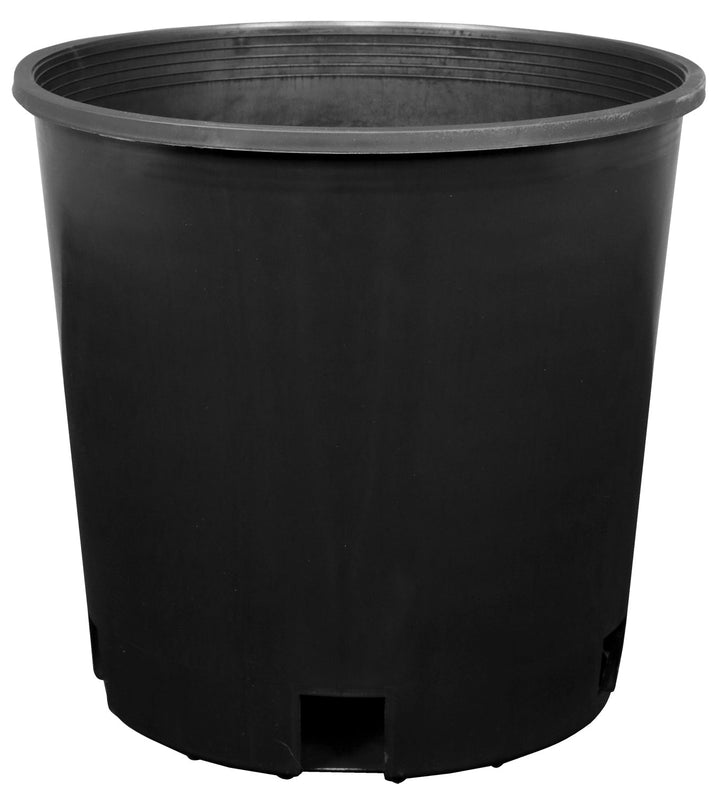Gro Pro® 10 Pack Premium Tall Round Black Nursery Pot - Greenhouse Megastore