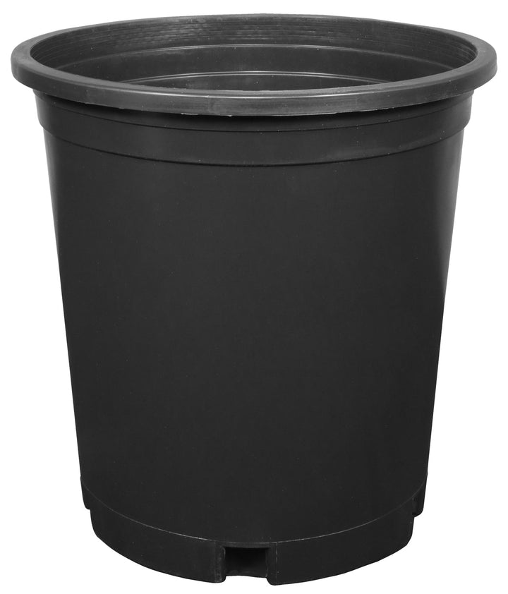 Gro Pro® 10 Pack Premium Tall Round Black Nursery Pot - Greenhouse Megastore