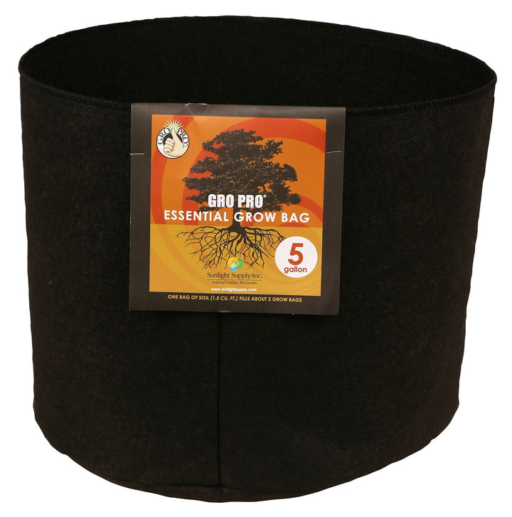Gro Pro® Essential Round Fabric Grow Pot - Greenhouse Megastore