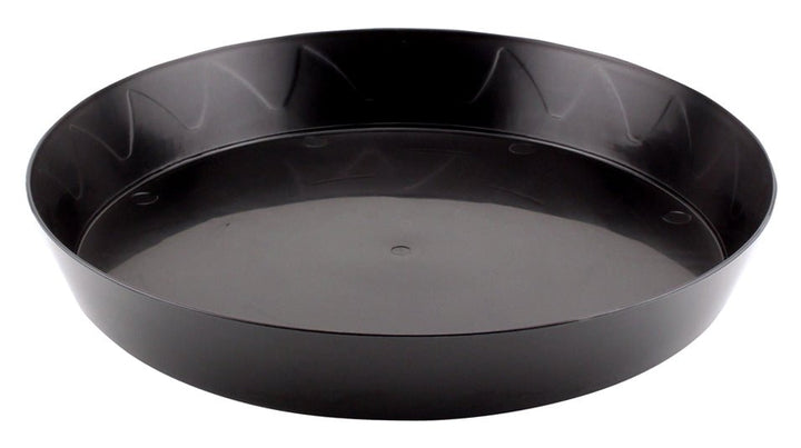 Gro Pro® Heavy-Duty Black Plastic Saucer - Greenhouse Megastore