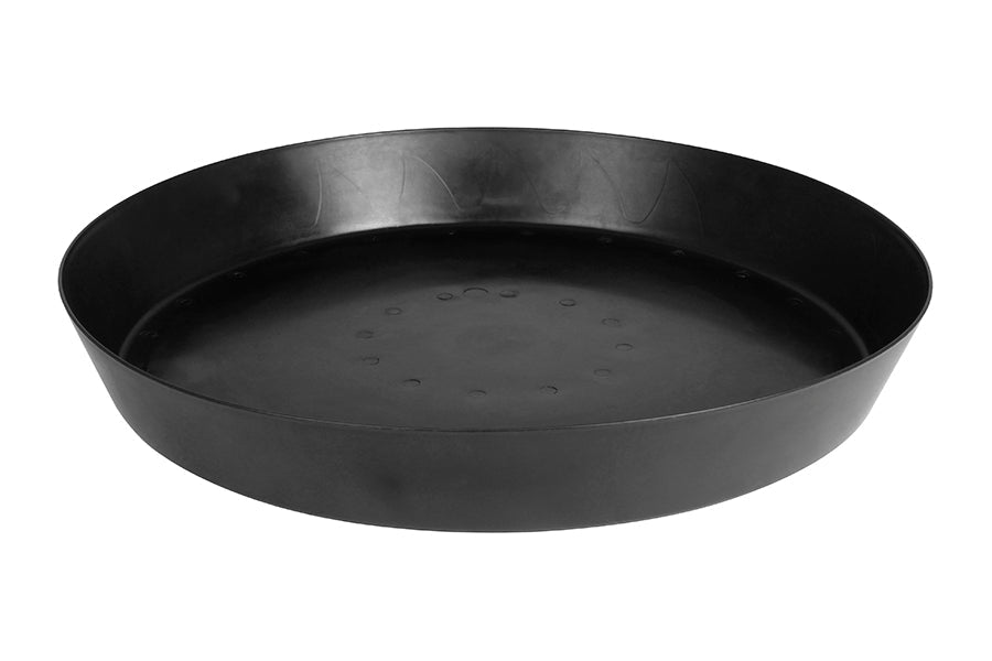 18 inch plant saucer Gro Pro® Heavy-Duty Black Plastic Saucer