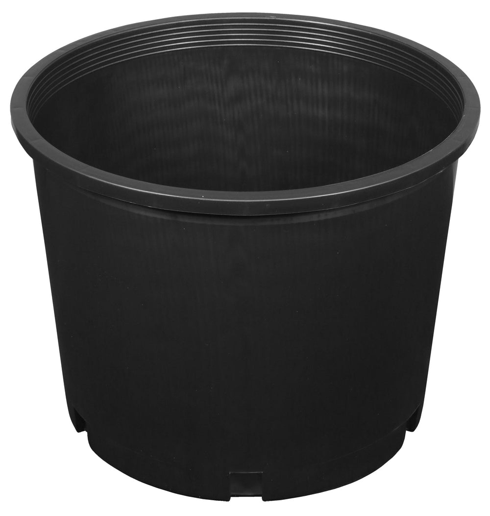 Gro Pro® Premium Round Black Nursery Pot - Greenhouse Megastore
