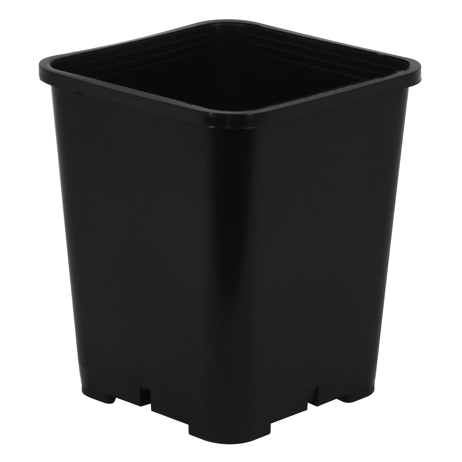 Gro Pro® Premium Square Black Nursery Pot - Greenhouse Megastore